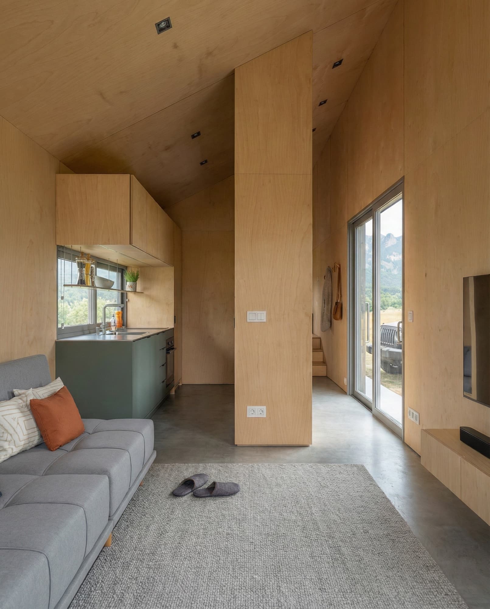 Photorealistic AI render of a SketchUp interior — Maquete output