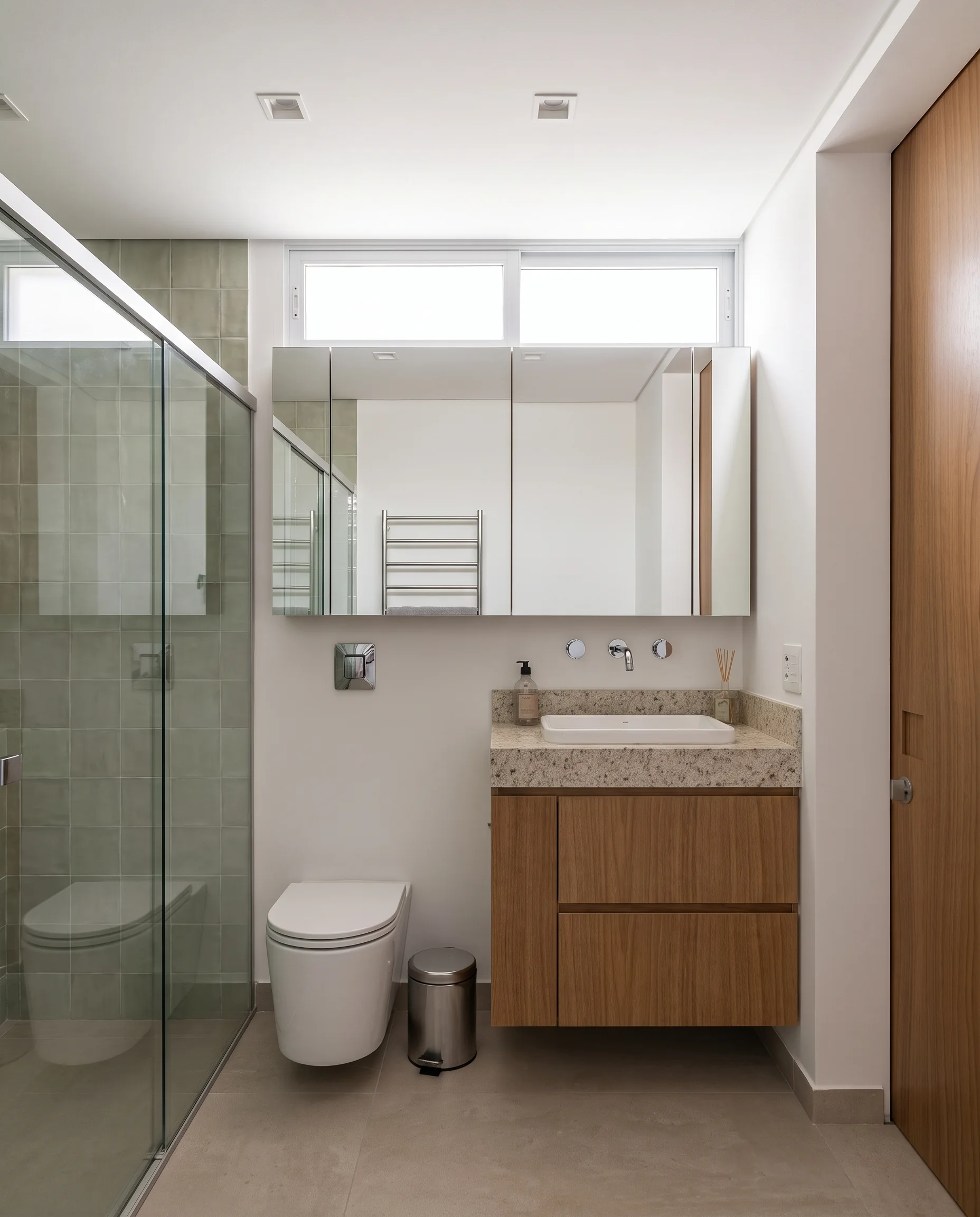 Front bathroom vanity view in Apartment LNC