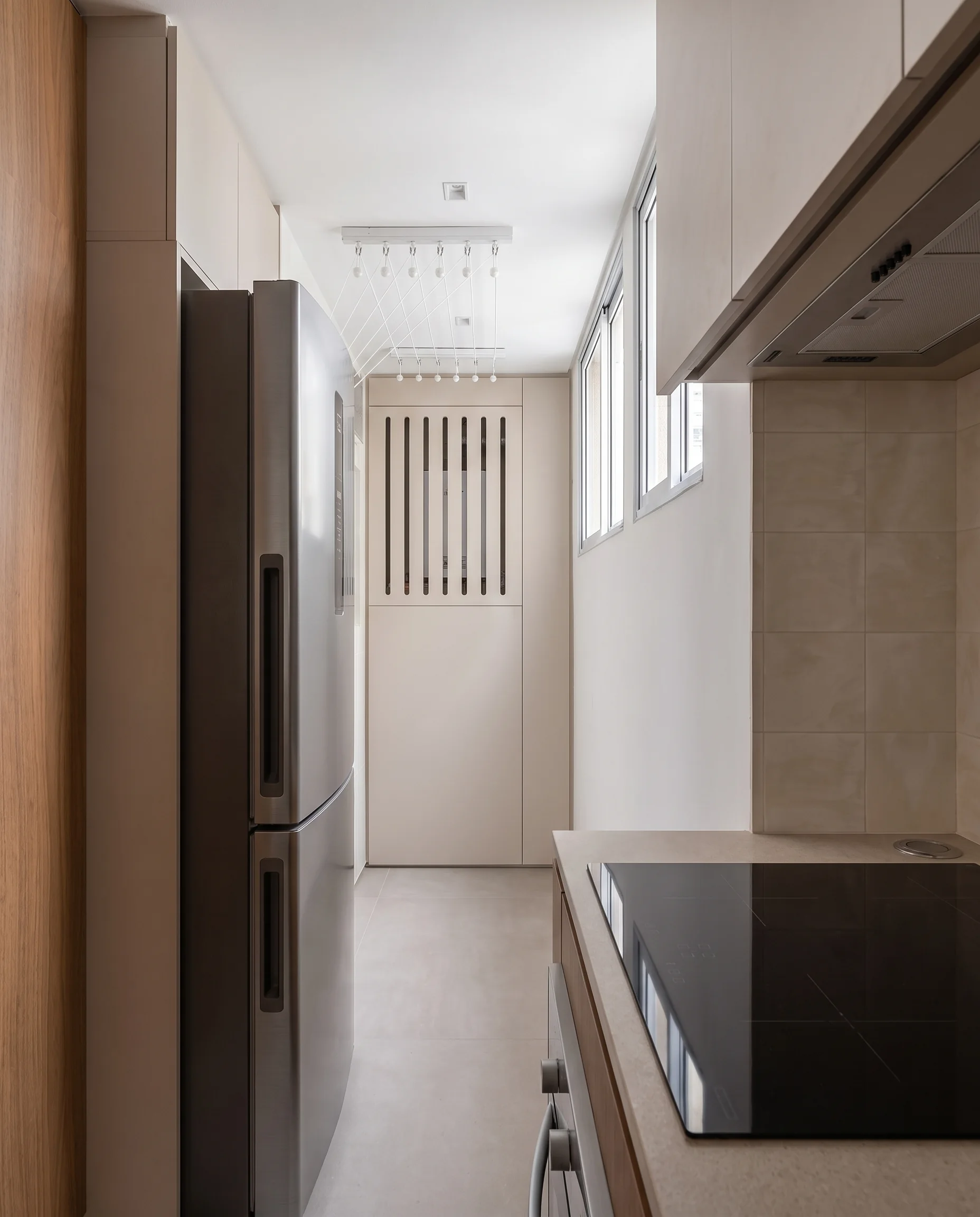 Kitchen corridor view in Apartment LNC