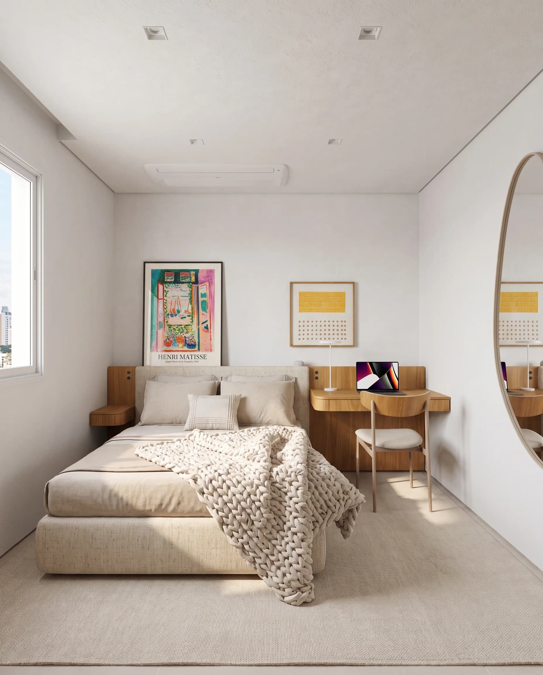Bedroom view in Apartment LNC