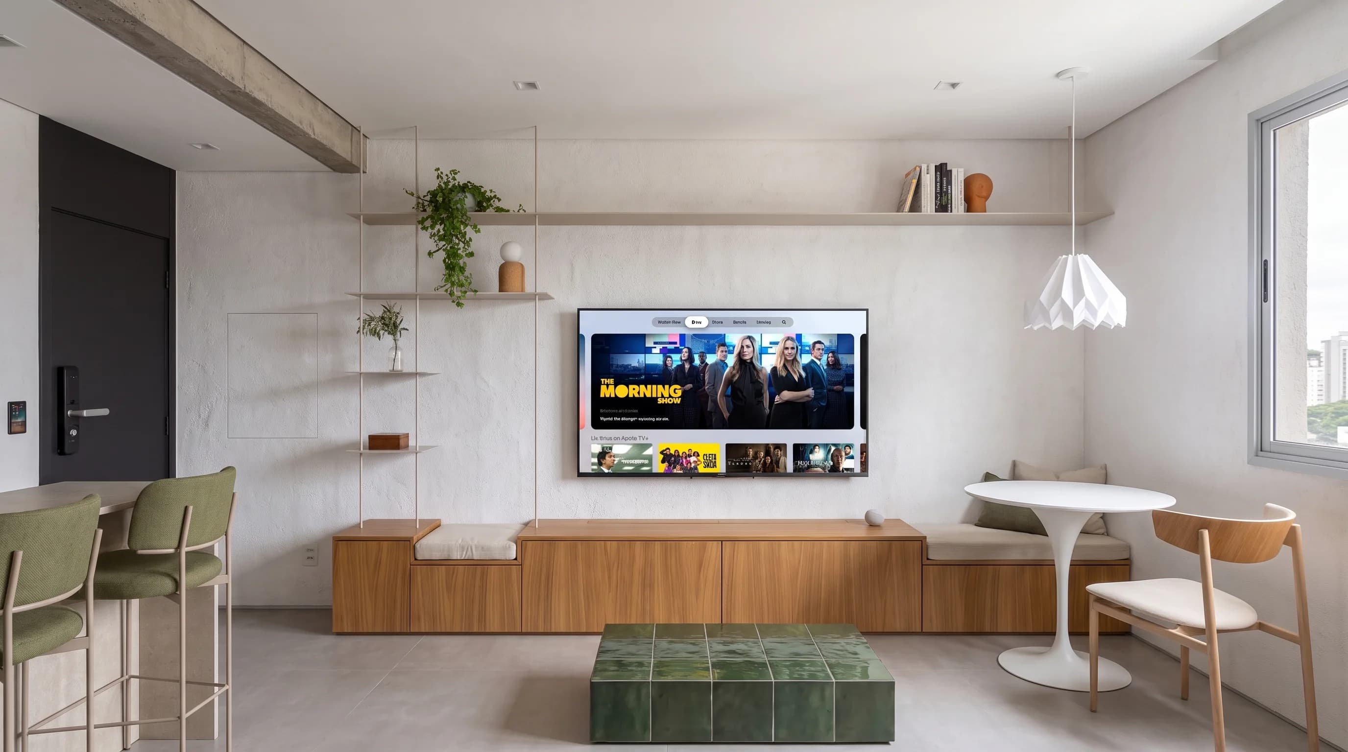Wide living room view in Apartment LNC