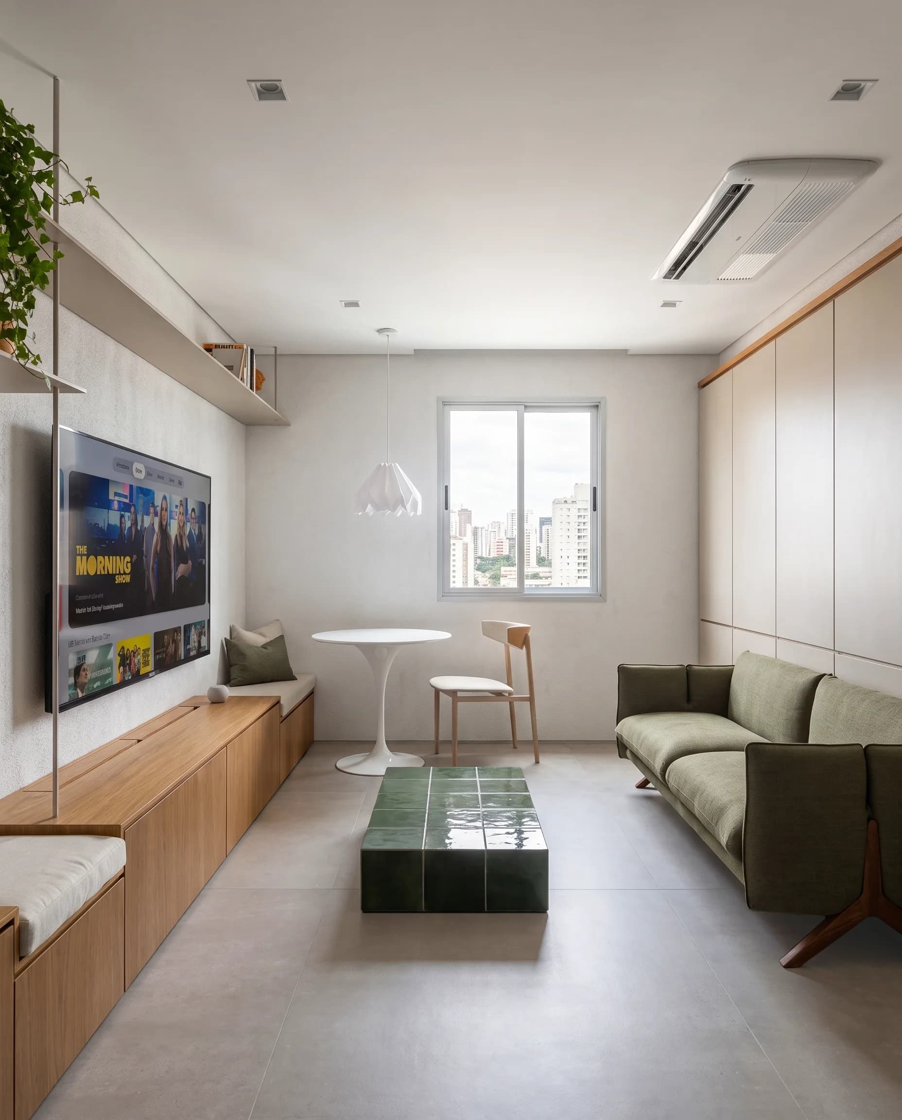Living room window view in Apartment LNC